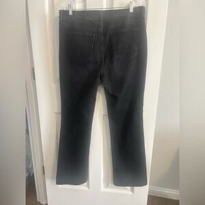Chico’s High Rise Slim Boot jeans size 14R, black, excellent condition